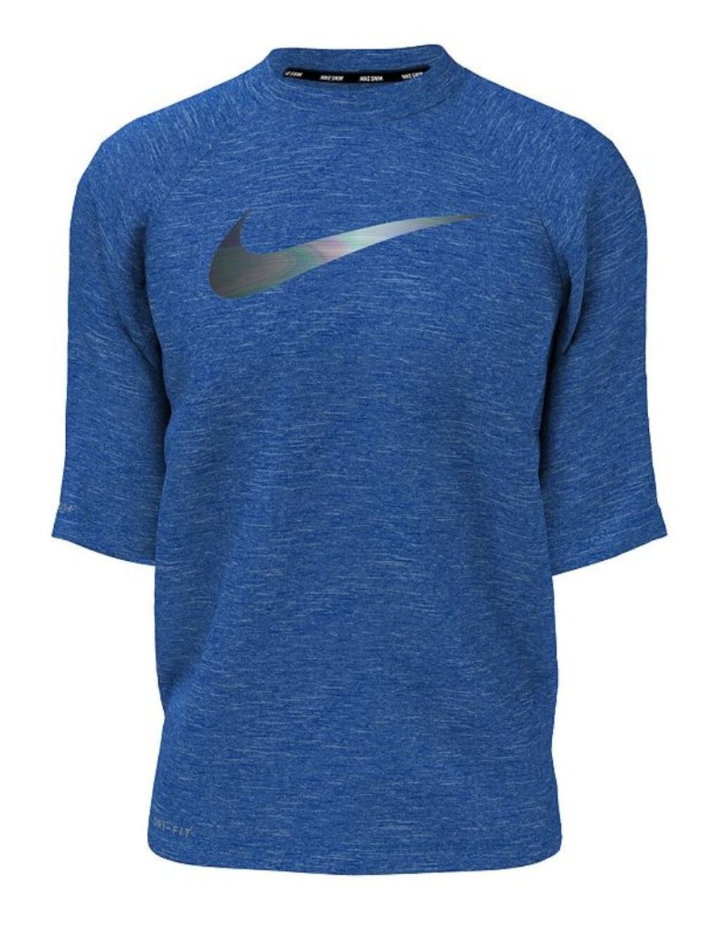 Boy's Nike Hydroguard UPF 40+ Dri-FIT Swim T-Shirt - Heathered Blue - L - NWT